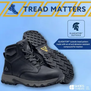 ACE Work Boots Men's, Women's, Unisex Fort Rock Nano Composite Toe (NCT) Slip and Water Resistant Boots