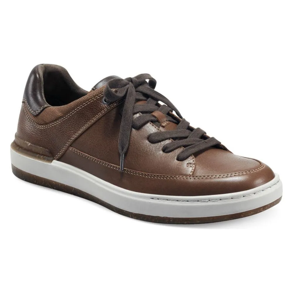Acumen Cognac Leather Mens Earth Elements Sneakers