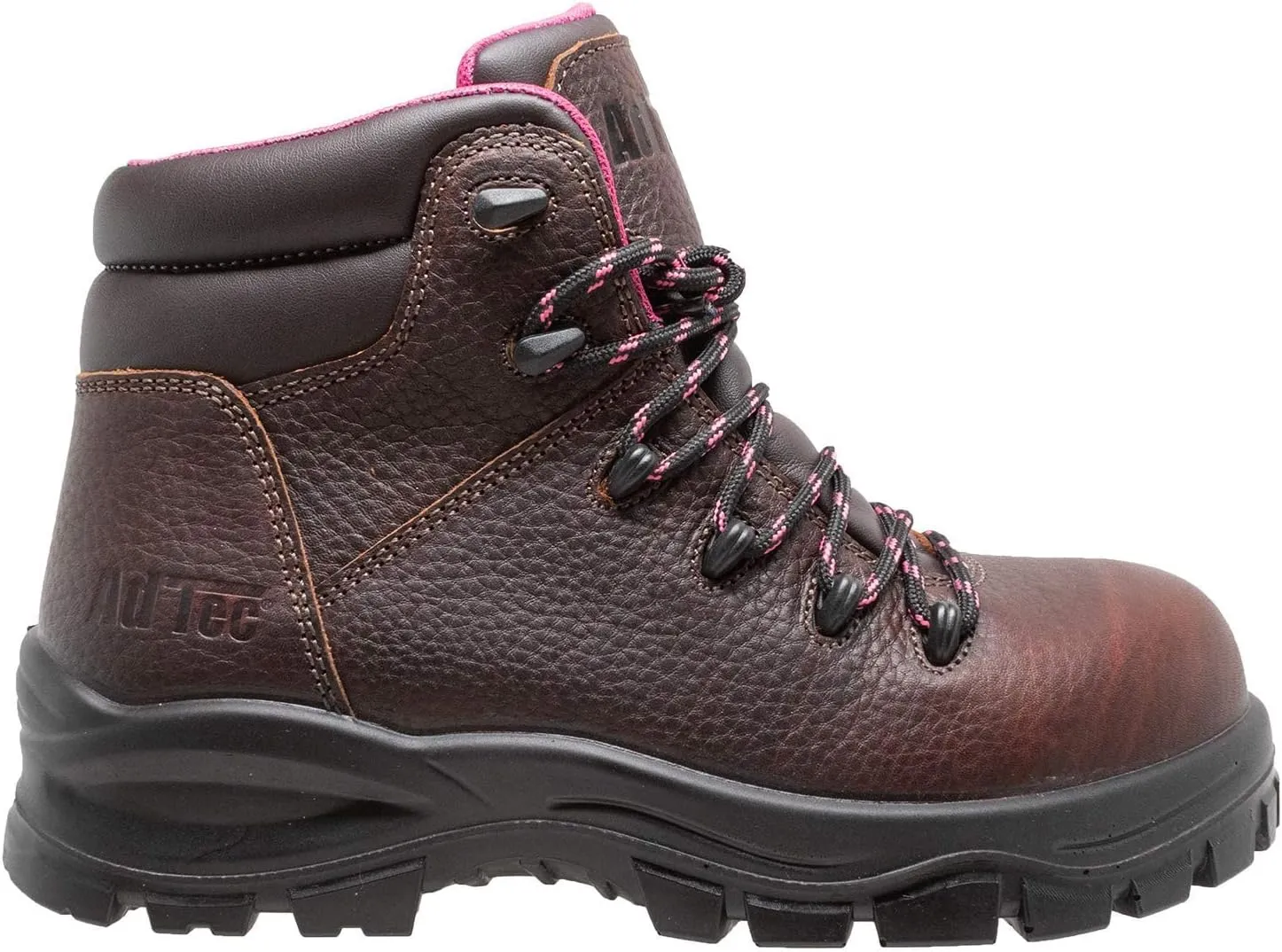 Ad Tec 6in Women Certified Safety Work Boots - Waterproof Grain Oiled Leather with Composite Toe