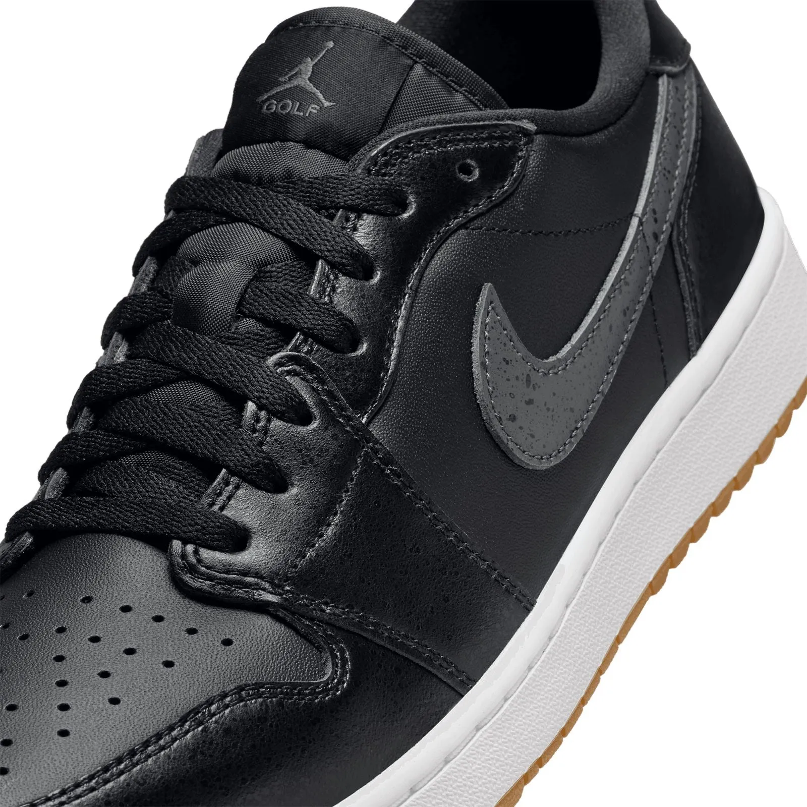 Air Jordan 1 Low G Black/Anthracite/Gum Med Brown/White - AW24