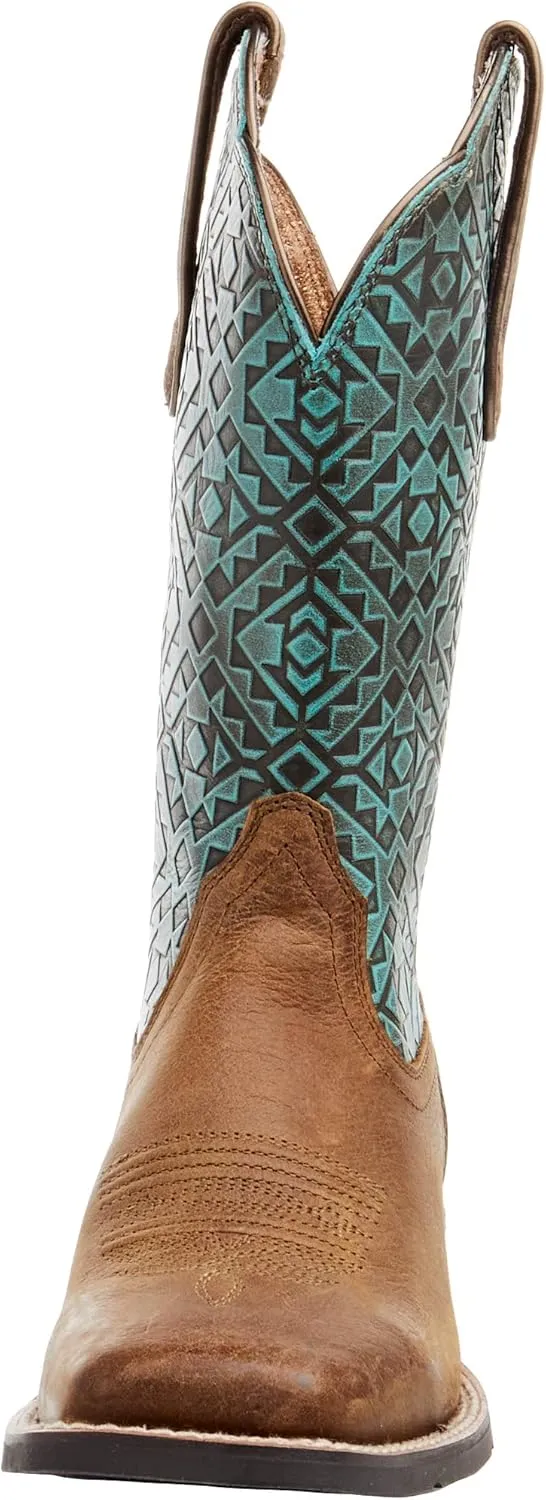 Ariat Women's Round Up Wide Square Toe Western Boot