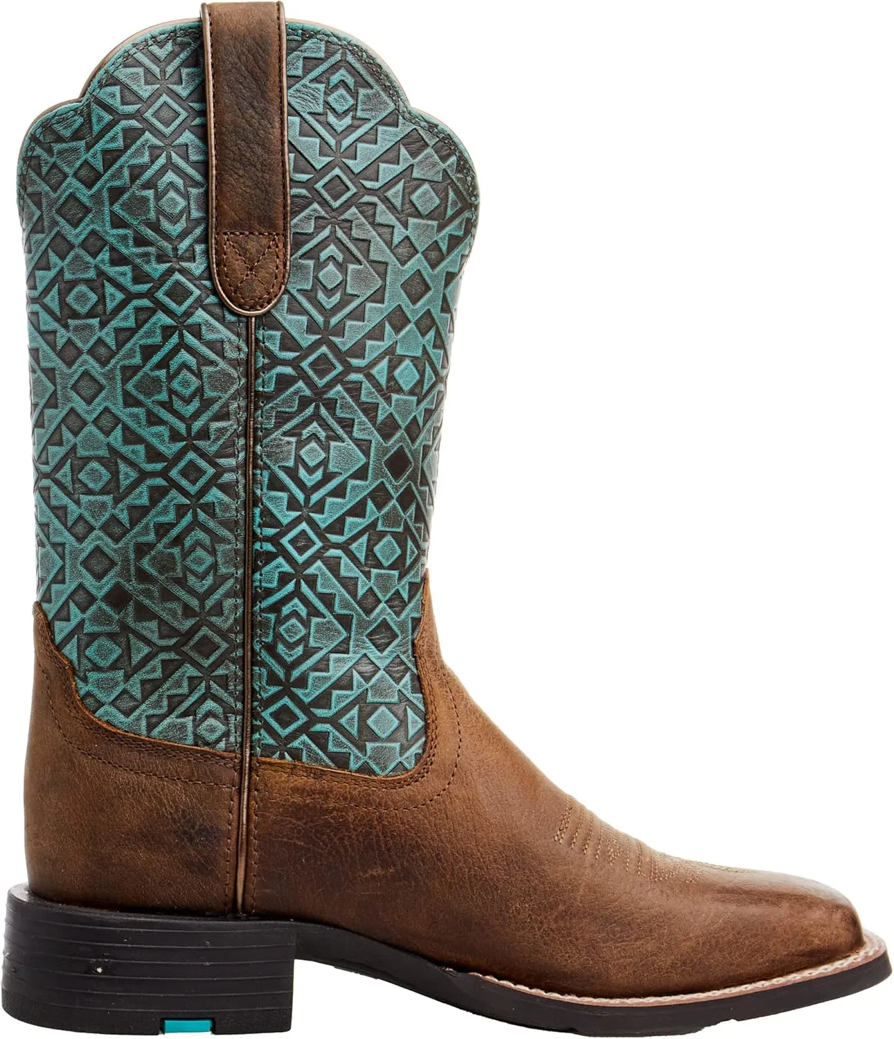Ariat Women's Round Up Wide Square Toe Western Boot