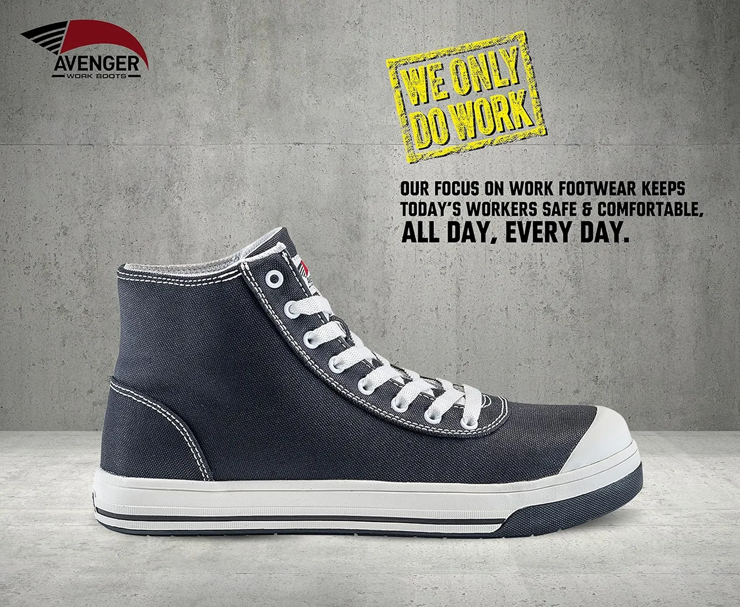 Avenger Work Boots Women's High Top Industrial Shoe