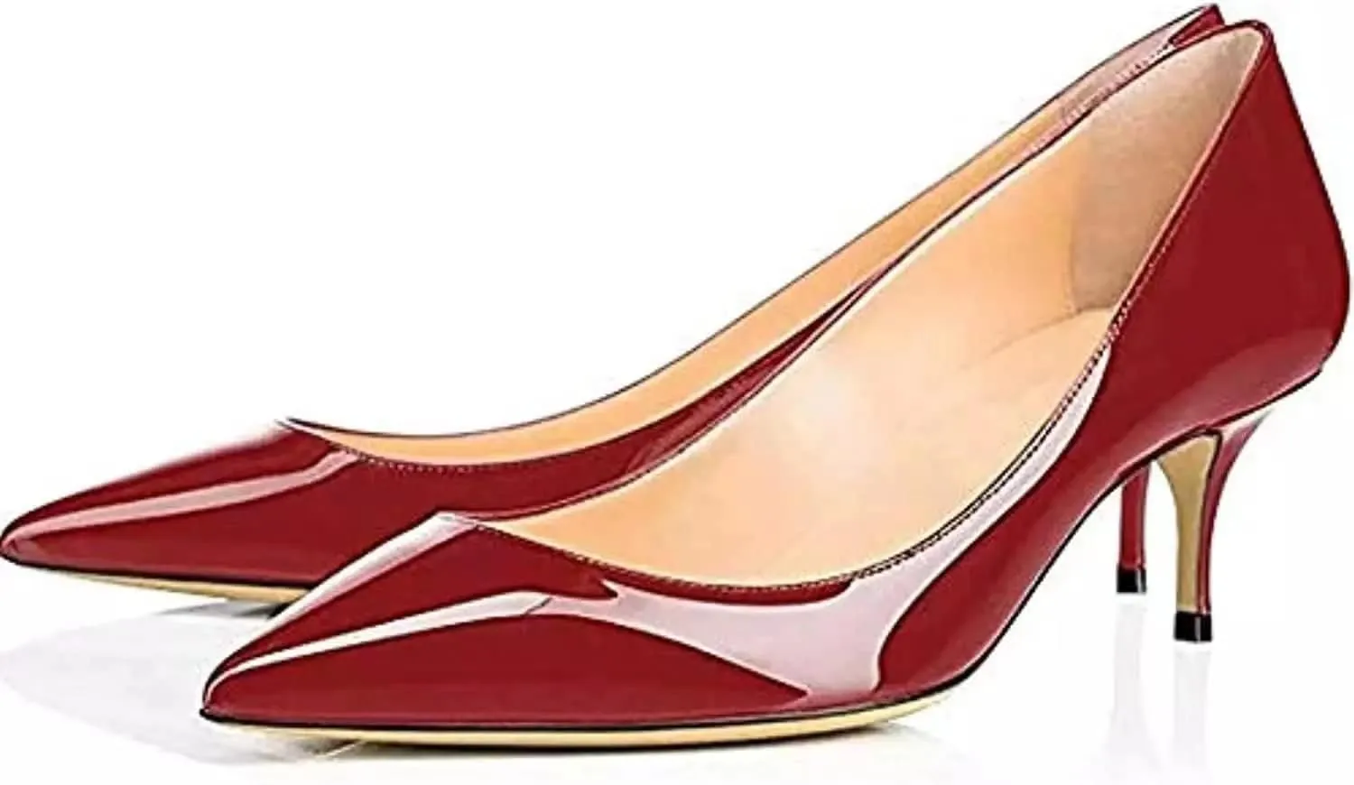 Axellion Women's 2.5IN High Heels Stiletto Pumps Pointed Toe Dress Wedding Shoes, Comfortable & Elegant for Work, Prom, and Evening Events