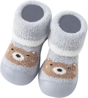 Baby Girl Shoes,Baby Girl Shoes Sock Shoes Anti-Slip Fuzzy Slipper Soft Indoor Work Shoes 0-3 Years