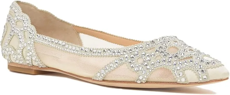 Badgley Mischka Women's Gigi Pointed Toe Flat