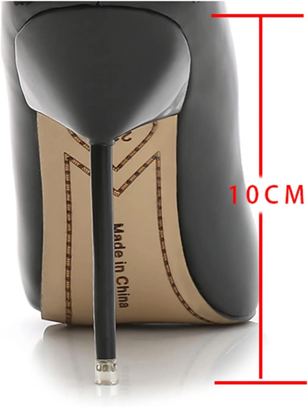 bbruriy Women Pumps, Pointed Toe High Heel 3.9 Inch/10Cm Party Stiletto Heels Shoes Comfort Dress Slip on Shoes
