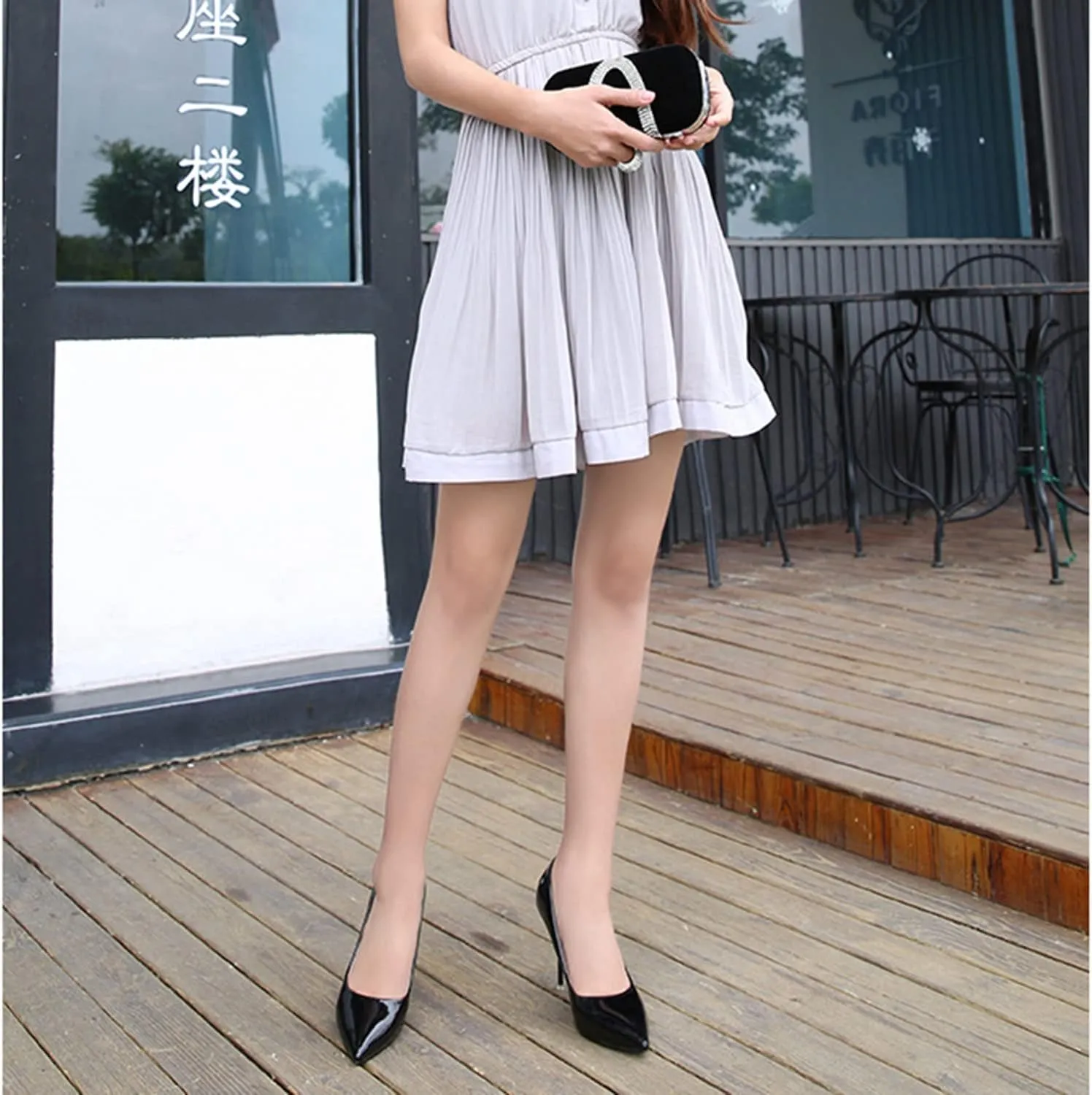 bbruriy Women Pumps, Pointed Toe High Heel 3.9 Inch/10Cm Party Stiletto Heels Shoes Comfort Dress Slip on Shoes