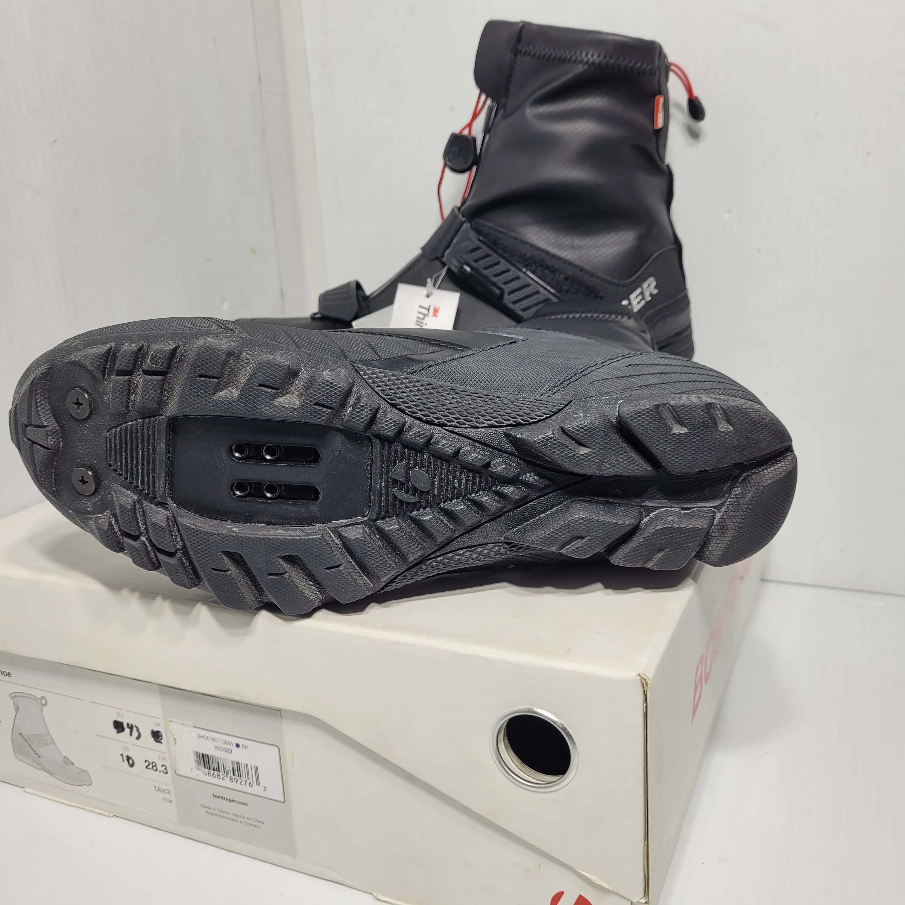 Bontrager Unisex Bicycle Winter Shoes - Size 10 - Pre-owned - H674AW
