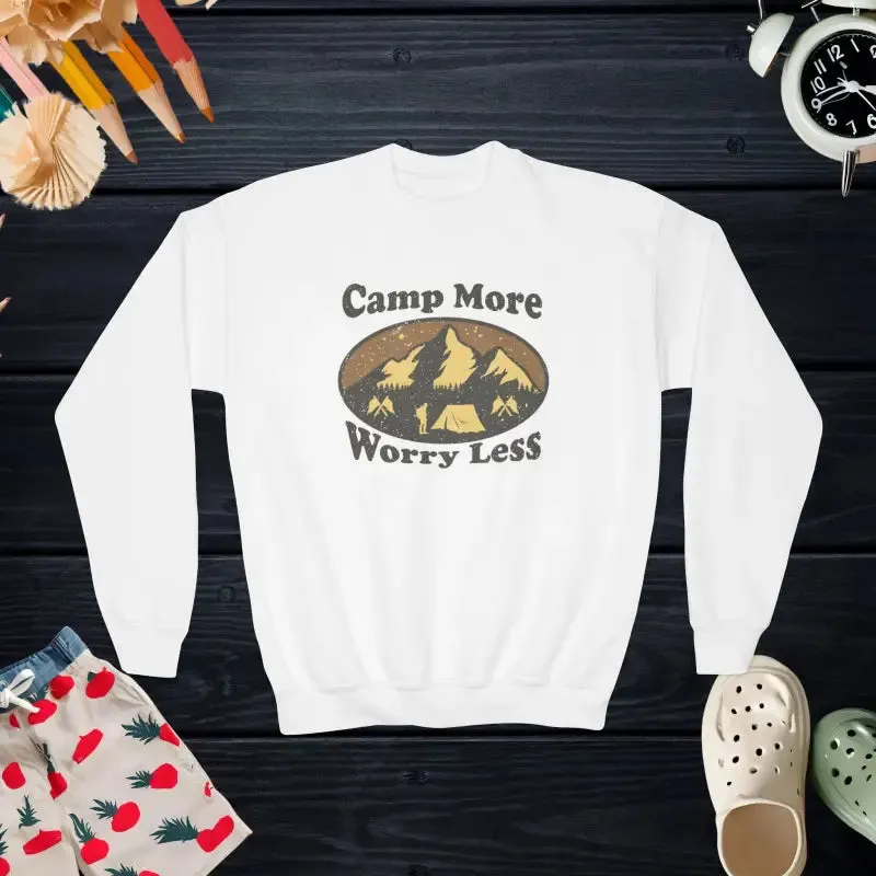 Camp More Youth Sweatshirt for Camping Trips