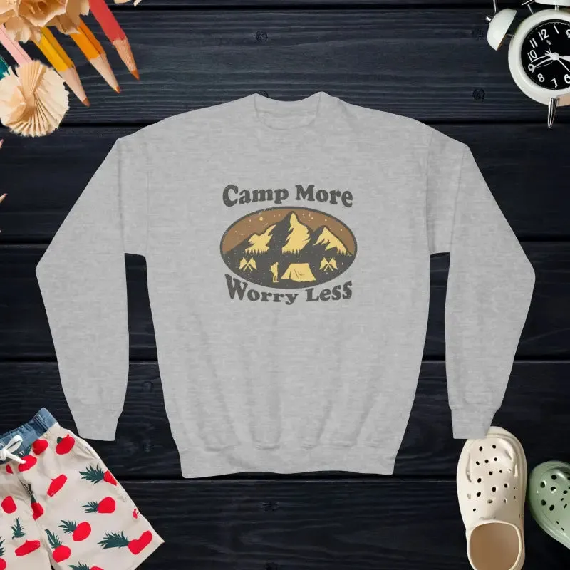Camp More Youth Sweatshirt for Camping Trips