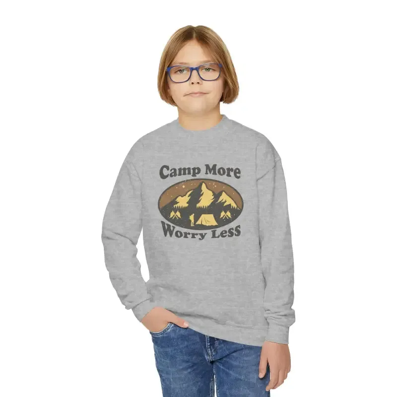 Camp More Youth Sweatshirt for Camping Trips