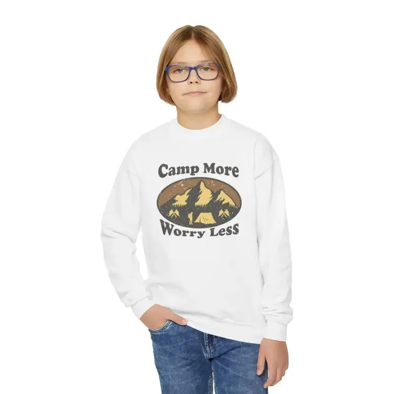 Camp More Youth Sweatshirt for Camping Trips