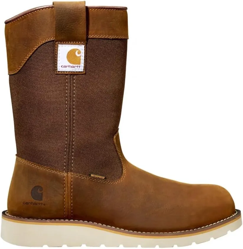 Carhartt Men's Waterproof 10" Soft Toe Wellington Wedge Work Boot