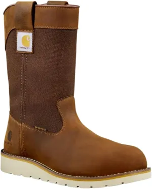 Carhartt Men's Waterproof 10" Soft Toe Wellington Wedge Work Boot