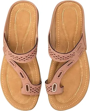 Casual Walking Sandals Women Open Toe Elastic Strap Rhinestone Slip On Flat Comfortable Orthopedic Arch Support Summer Shoes Non Slip