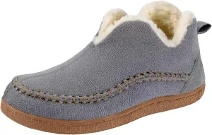 Cathalem Ankle Boots for Women Moccasin Slipper Ladies Warm Winter Indoor Outdoor House Shoes with Memory Foam