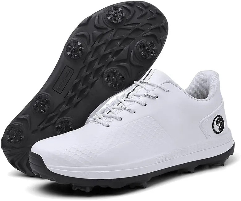 Comfortable Golf Shoes Men Spikeless Golf Shoes for Men Breathable Waterproof Golf Sport Training Sneakers