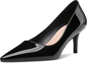 CosyFever 2.6 Inch Stiletto Pointed Toe Pumps Party Wedding Dressy Mid Heels Shoes