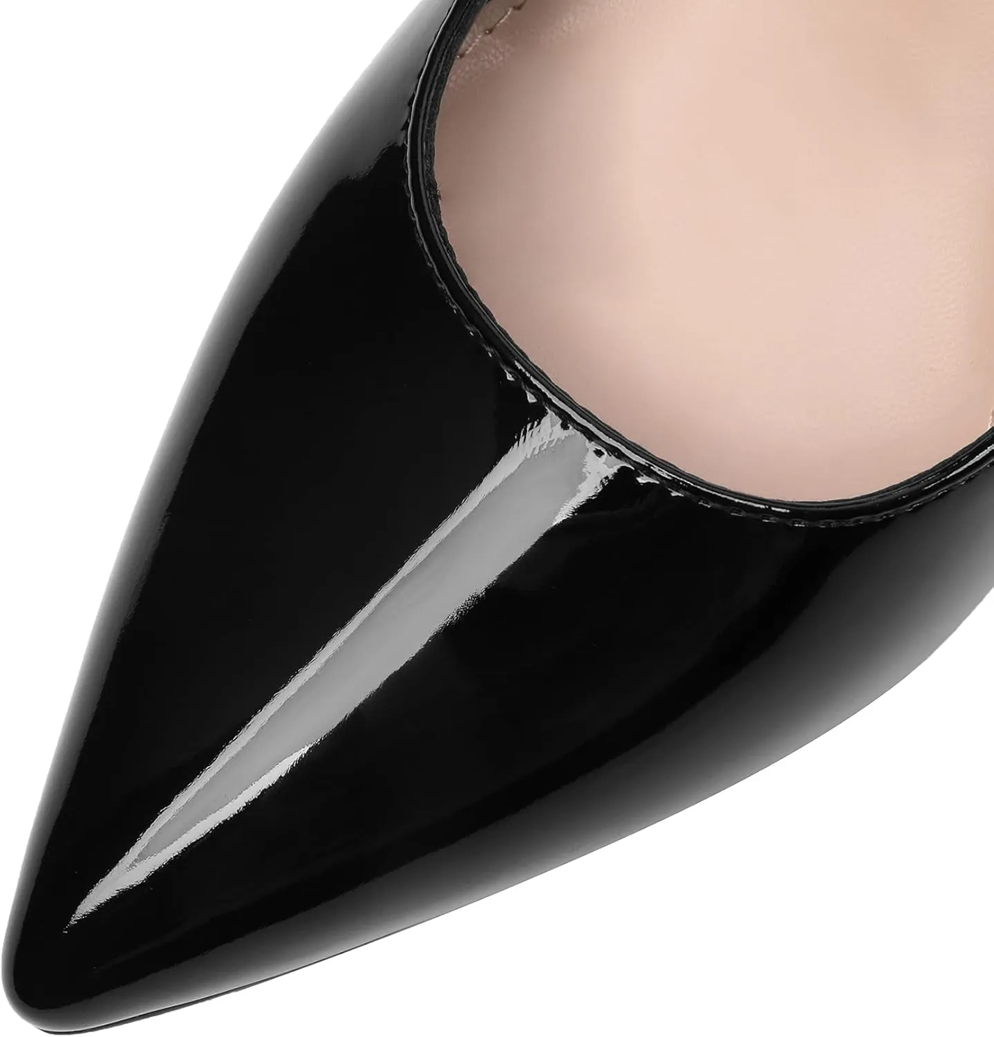 CosyFever 2.6 Inch Stiletto Pointed Toe Pumps Party Wedding Dressy Mid Heels Shoes