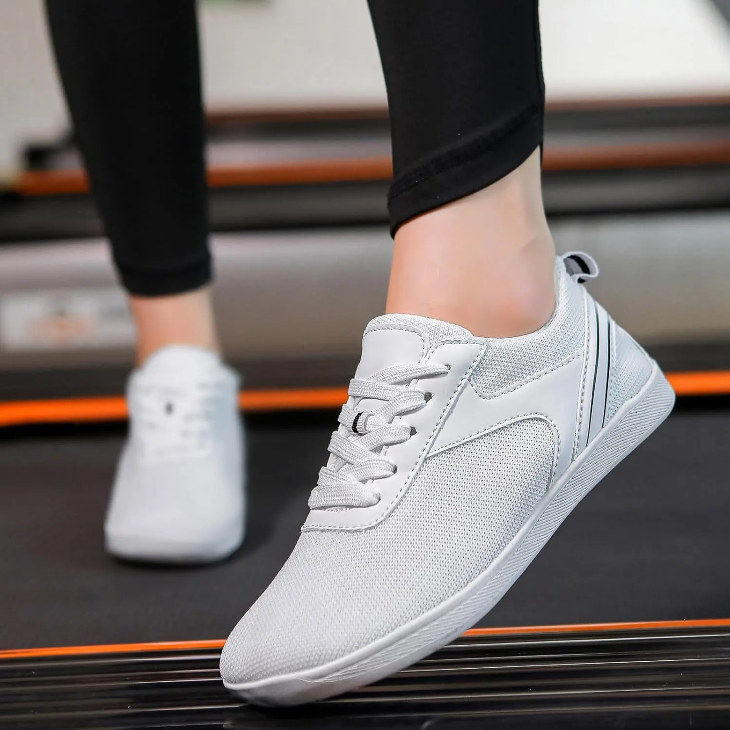 Couple Mesh Sports Casual Shoes Breathable Flat Bottom Lightweight Plus Size Comfortable Men's Dress Shoes Wide Width