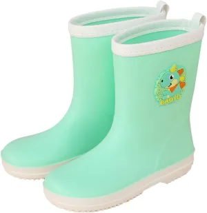 Creative Children Rain Boots Comfortable Wrapped Cartoon Removble Interior Design Children Rain Toddler Girl Dress Boots