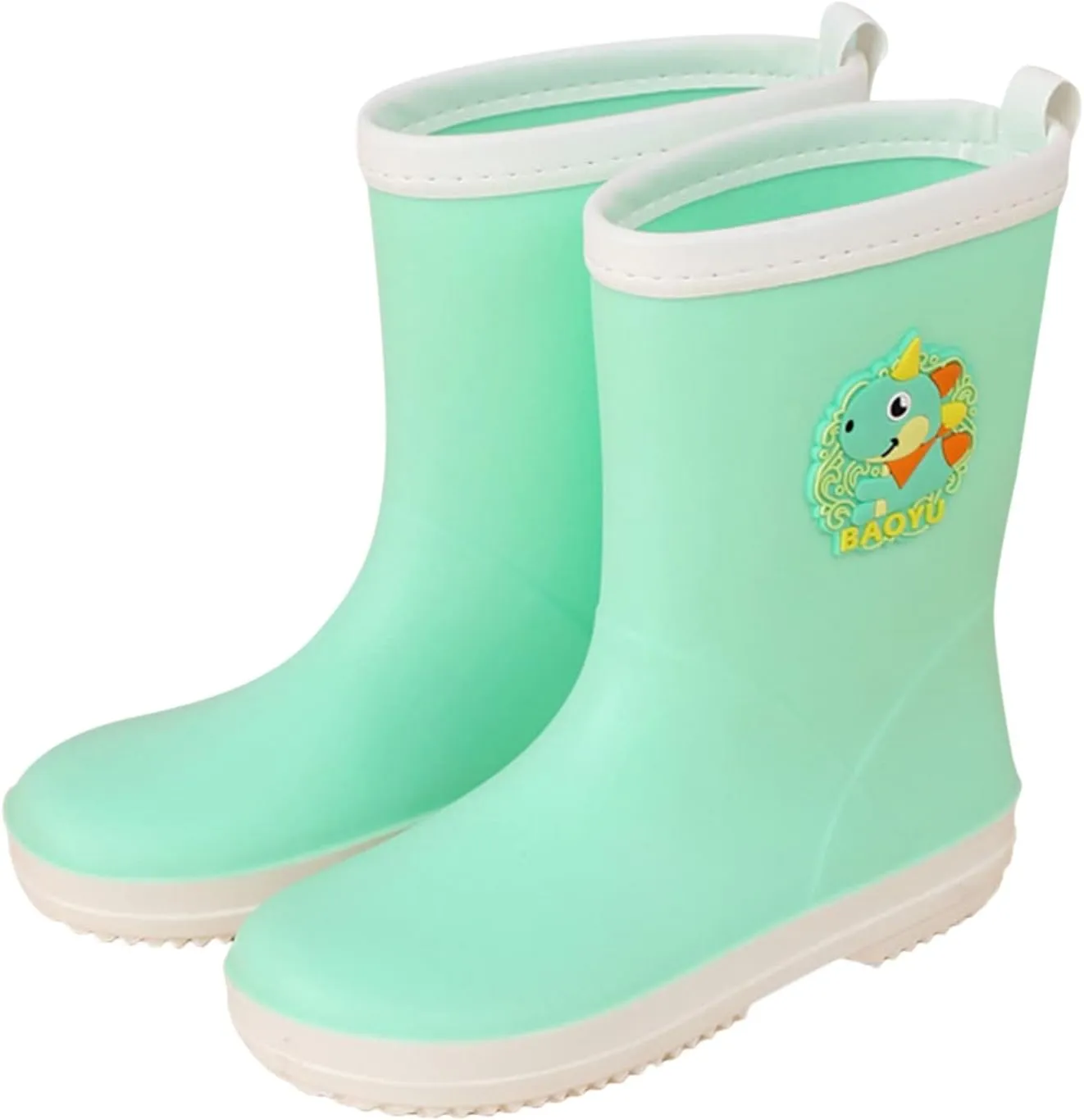 Creative Children Rain Boots Comfortable Wrapped Cartoon Removble Interior Design Children Rain Toddler Girl Dress Boots