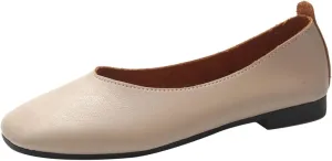 Fashion Spring and Summer Women Casual Shoes Low Heel Shallow Mouth Soft Sole Solid Color Comfortable Flat Bottom Summer Wedges Women