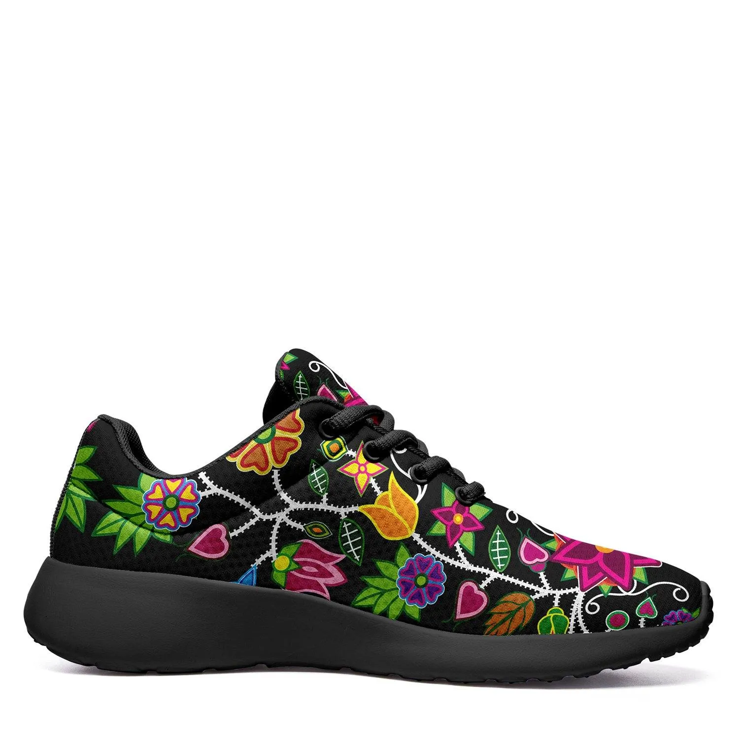 Floral Beadwork Ikkaayi Sport Sneakers