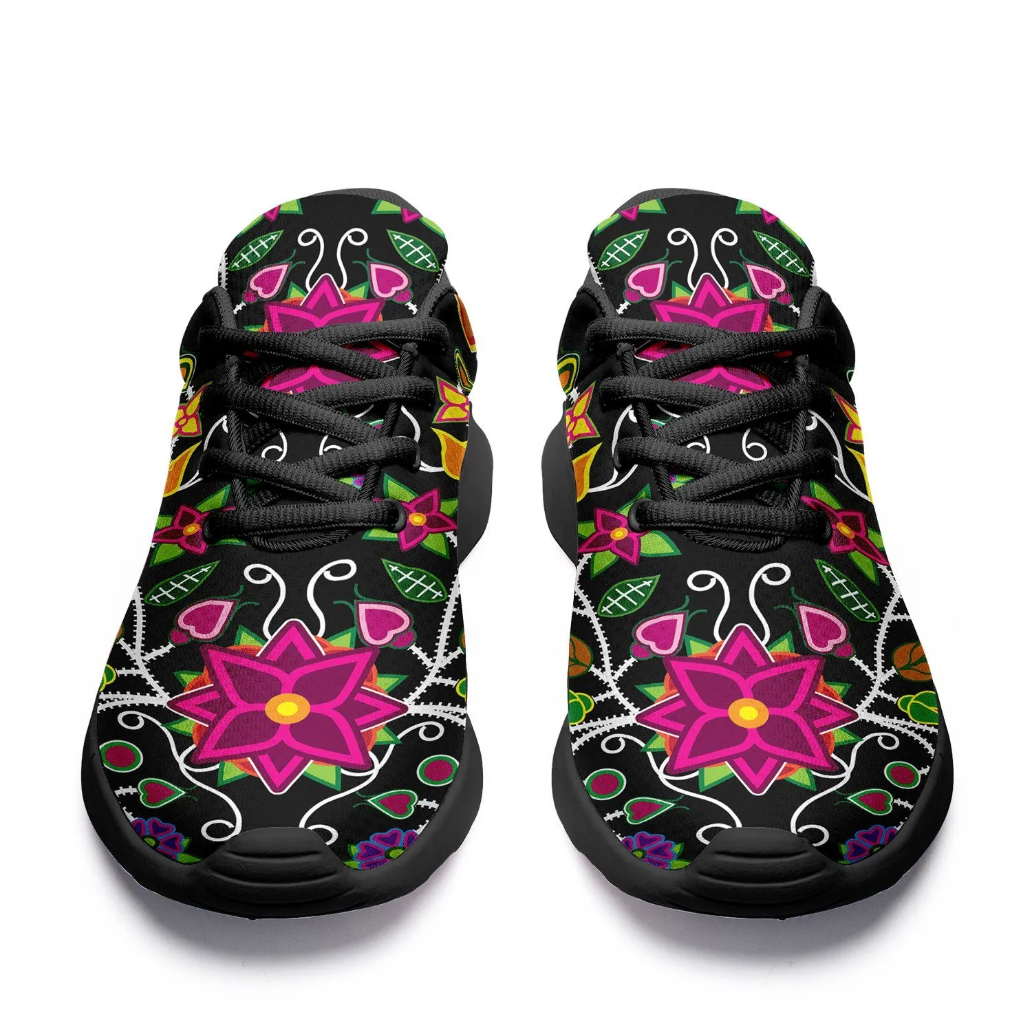 Floral Beadwork Ikkaayi Sport Sneakers