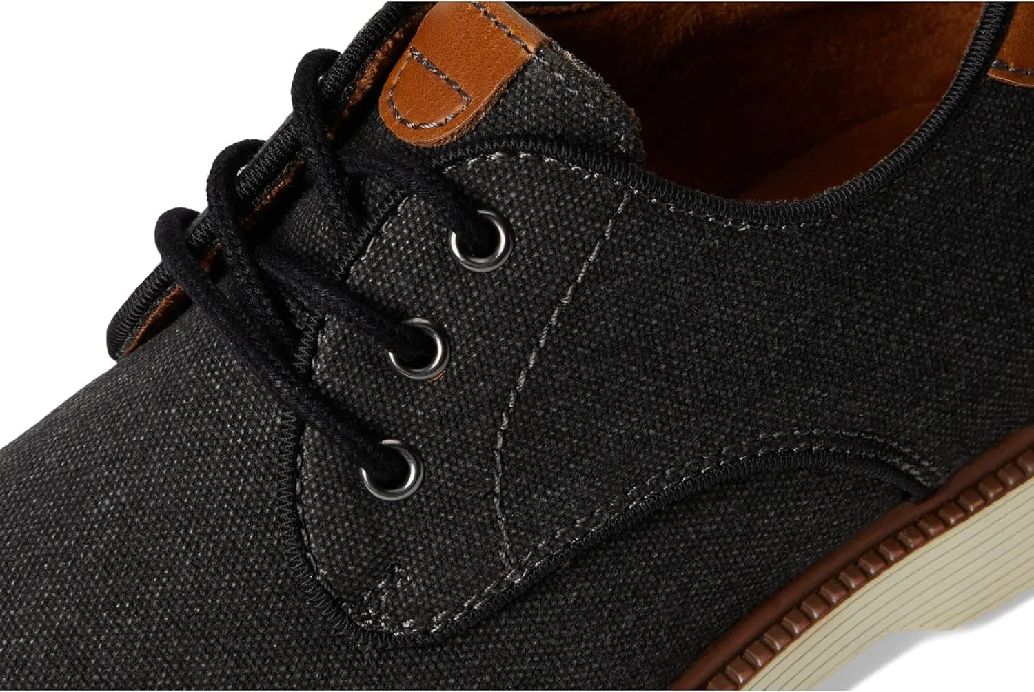 Florsheim Boy's Highland Canvas Plain Toe Oxford Jr. (Toddler/Little Kid/Big Kid)