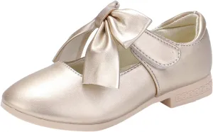 Girls Mary Jane Dress Shoes Bows Flower Toddler Wedding Church Shoes Low Heels Toddler Little Kids Pump Shoes