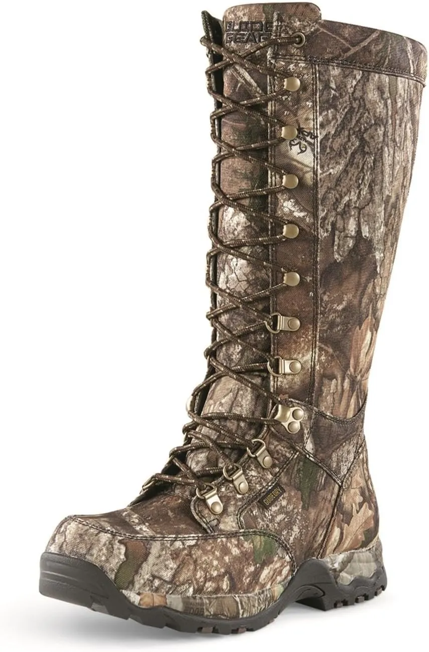 Guide Gear Men??s Nylon Rubber Snake Boots, Waterproof and Snake Proof Hunting Shoes