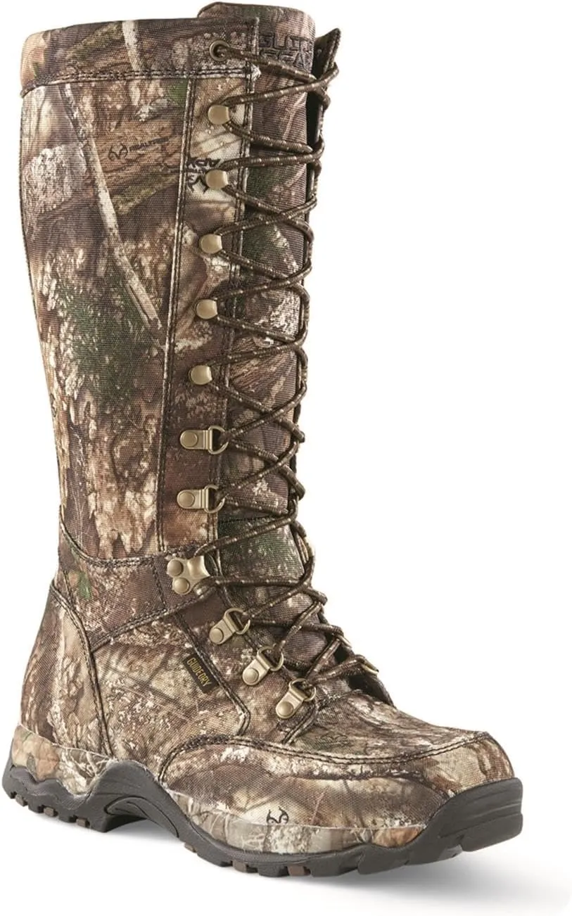 Guide Gear Men??s Nylon Rubber Snake Boots, Waterproof and Snake Proof Hunting Shoes