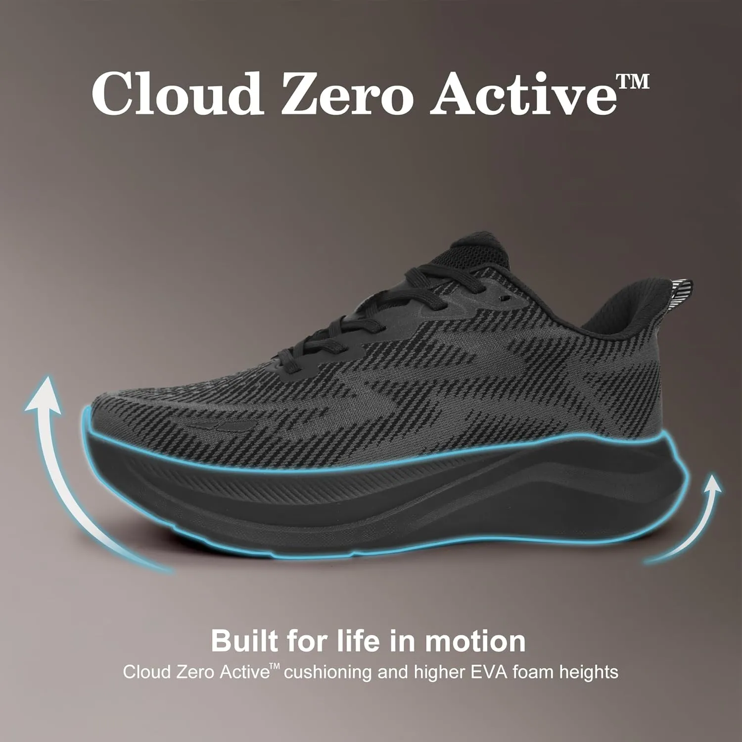 Hawkwell Men's Cloud Zero Active Nursing Shoes Cushion Breathable Tennis Walking Running Workout Shoes Non Slip Medical Work Sneakers