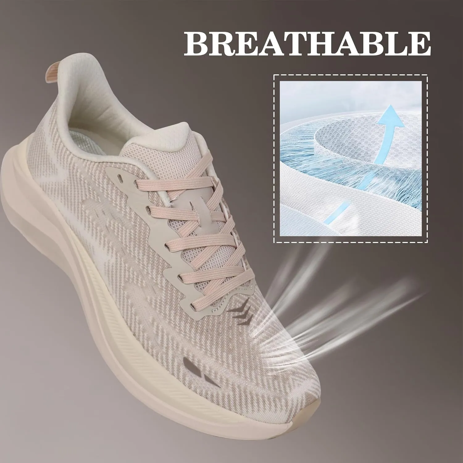 Hawkwell Men's Cloud Zero Active Nursing Shoes Cushion Breathable Tennis Walking Running Workout Shoes Non Slip Medical Work Sneakers