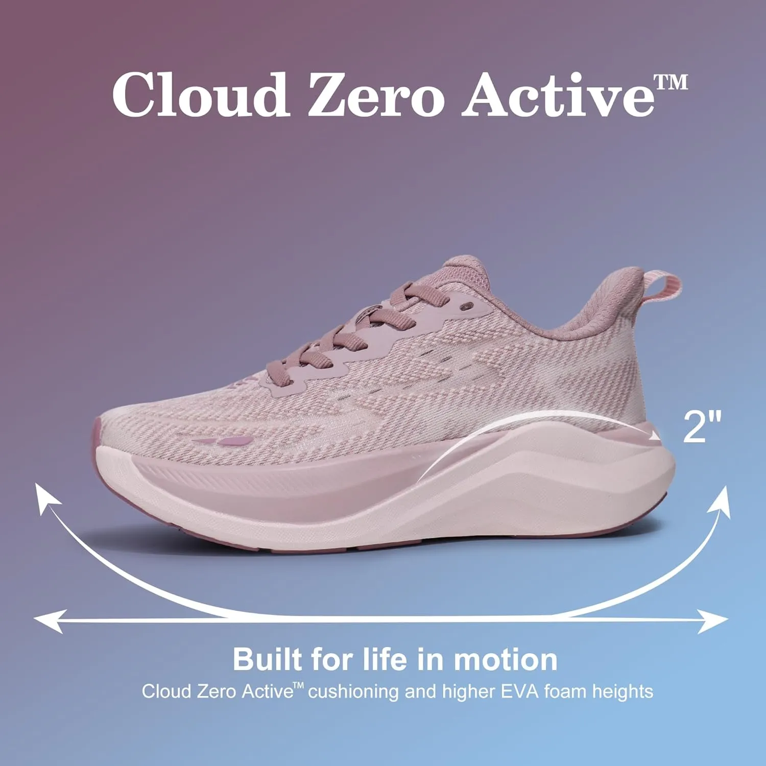 Hawkwell Women's Cloud Zero Active Nursing Shoes Cushion Breathable Tennis Walking Gym Medical Work Sneakers