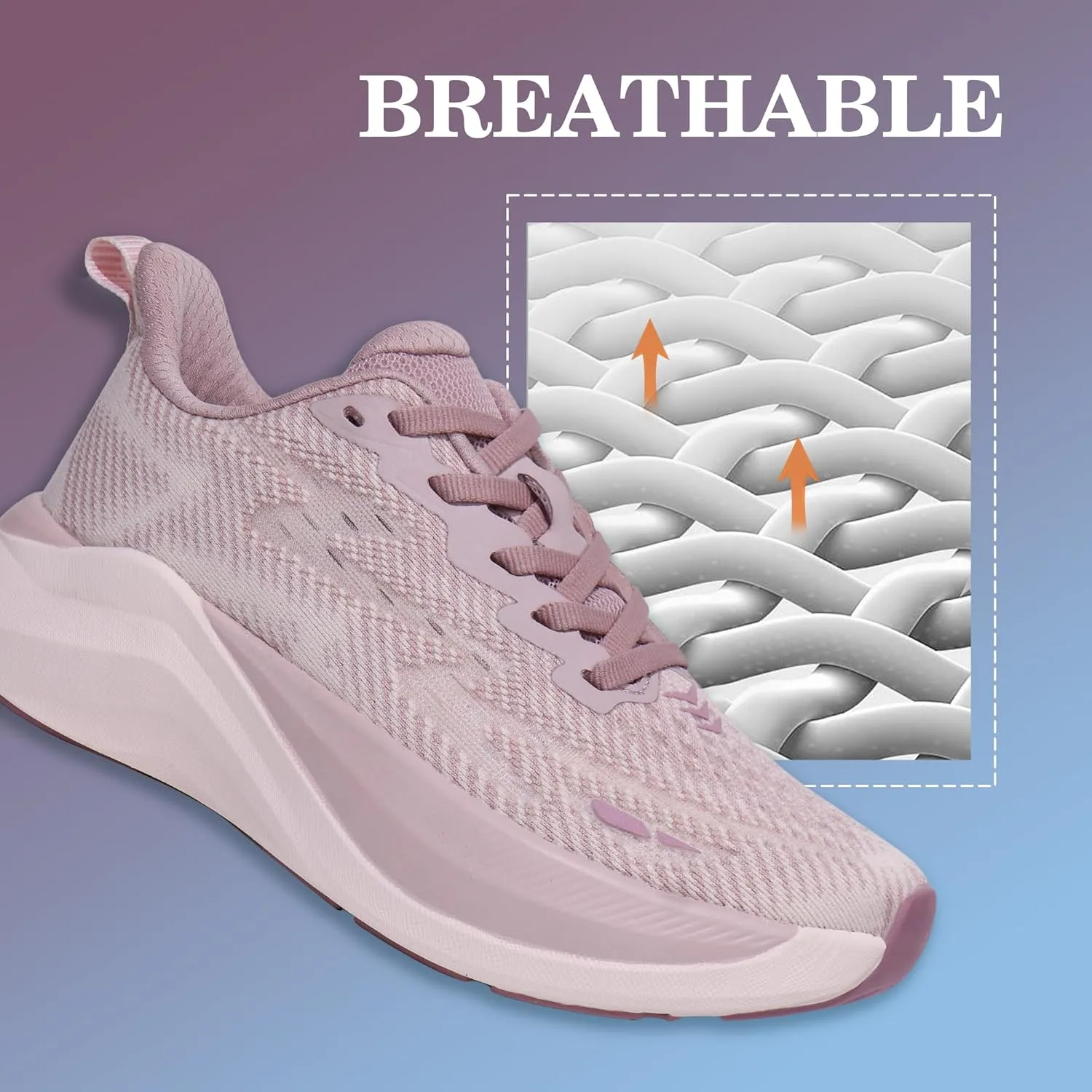 Hawkwell Women's Cloud Zero Active Nursing Shoes Cushion Breathable Tennis Walking Gym Medical Work Sneakers