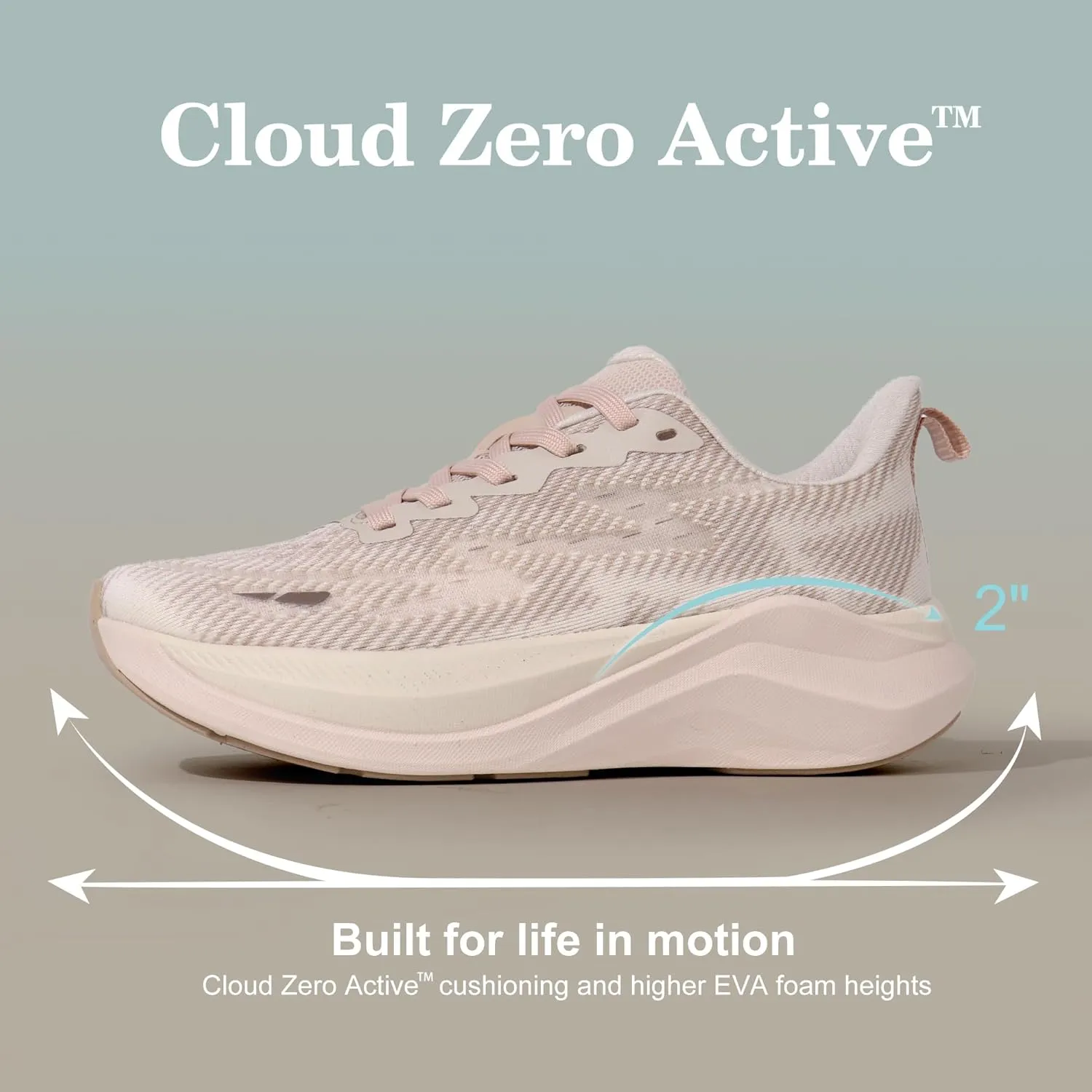 Hawkwell Women's Cloud Zero Active Nursing Shoes Cushion Breathable Tennis Walking Gym Medical Work Sneakers