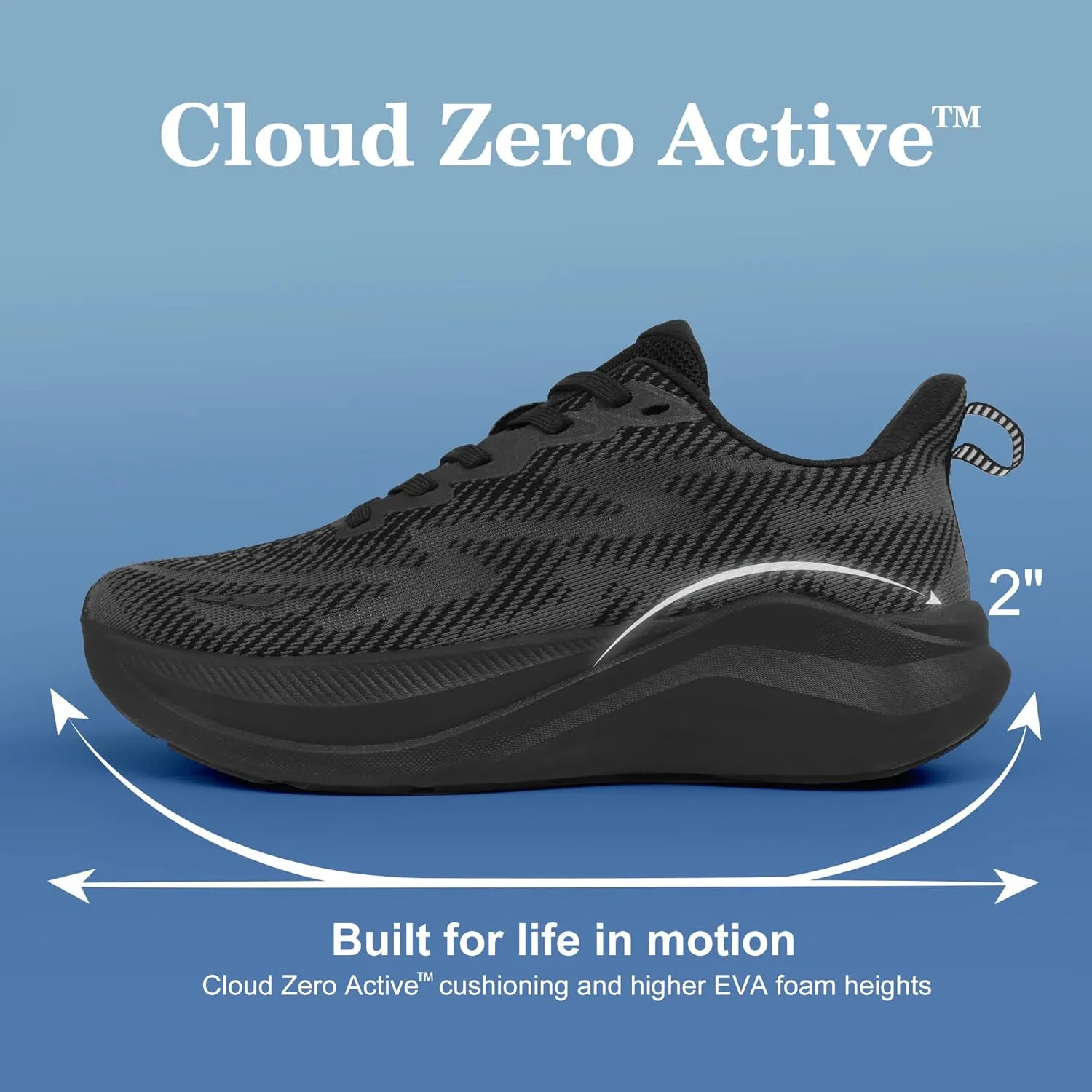 Hawkwell Women's Cloud Zero Active Nursing Shoes Cushion Breathable Tennis Walking Gym Medical Work Sneakers