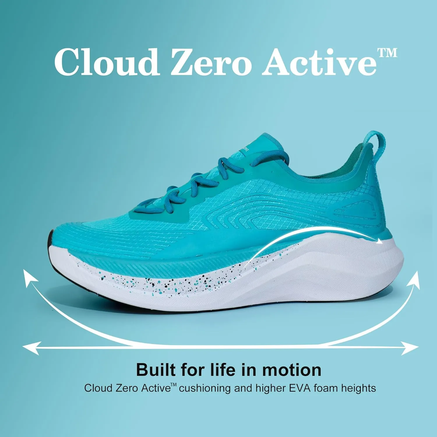 Hawkwell Women's Cloud Zero Active Nursing Shoes Cushion Breathable Walking Running Tennis Workout Slip Resistant Medical Work Sneakers