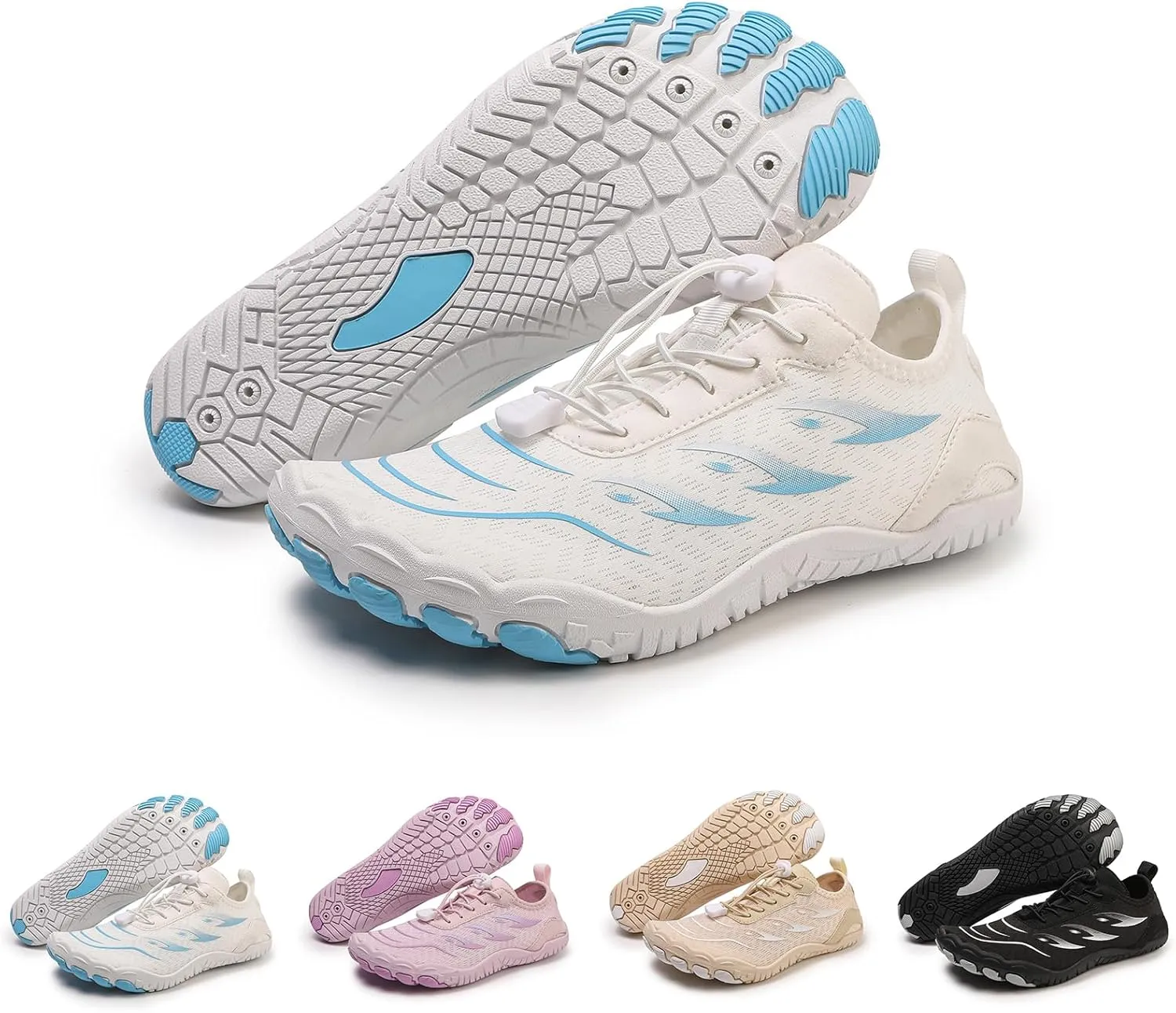 Hike Barefoot Shoes for Women Men Footwear Flexible Lightweight Non-Slip Healthy Barefoot Shoes Breathable Mesh Walking Shoe for Walking Vacation