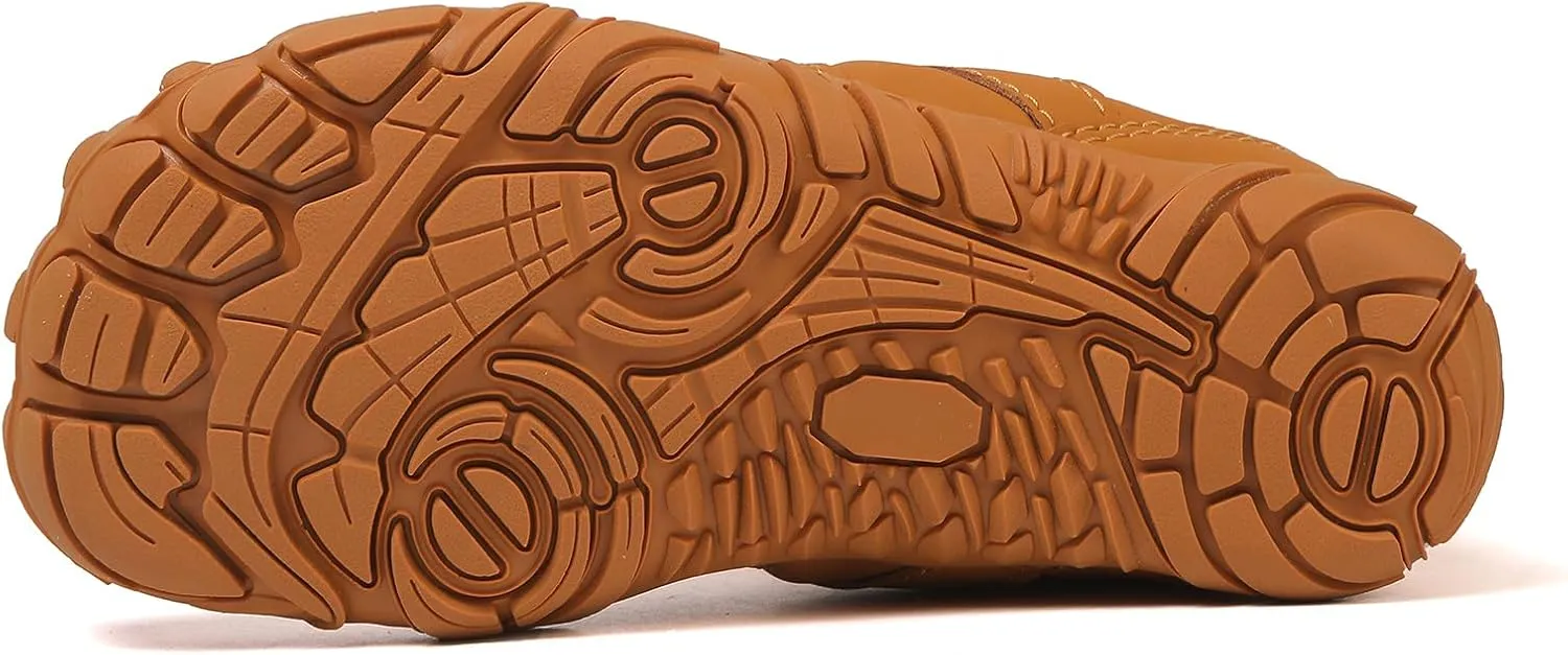 Hike Kids Winter Footwear Barefoot Shoes Boots, Waterproof Kids Winter Barefoot Shoes, Anti-Slip Wide Toe Box Sneakers