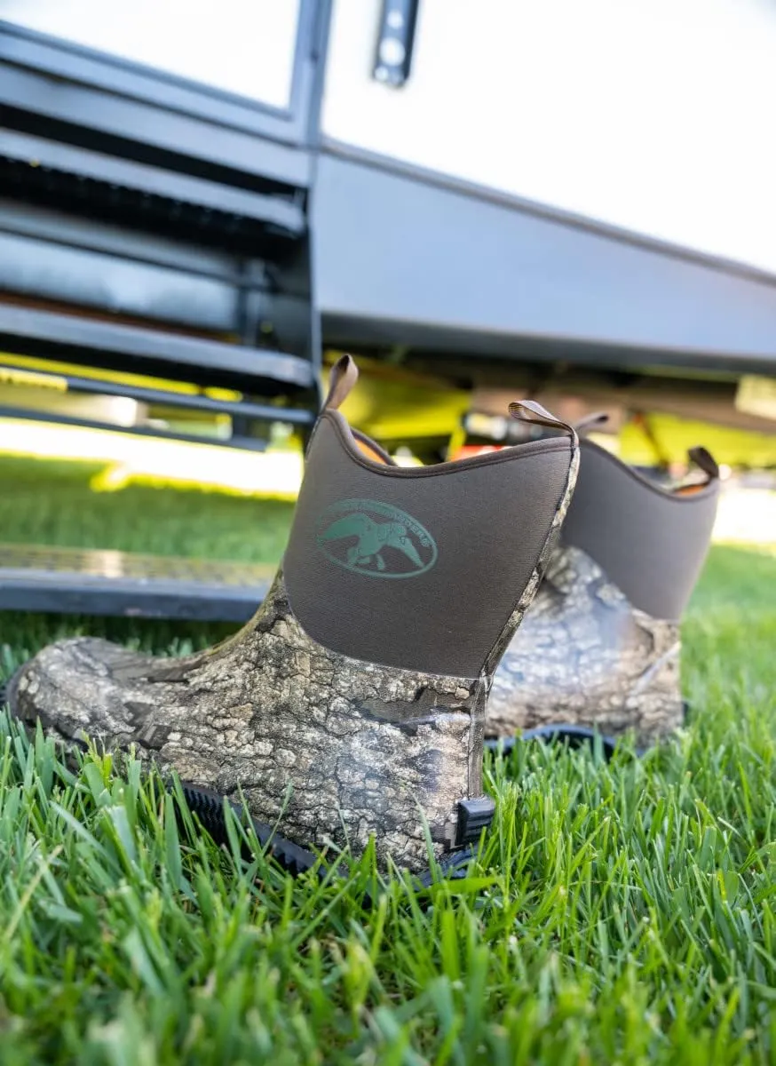 HOT SHOT Duck Commander x Countryman Men??s Hunting Ankle Boot | Durable Neoprene | Waterproof | Lightweight Camouflage Boots