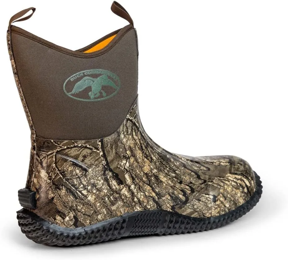 HOT SHOT Duck Commander x Countryman Men??s Hunting Ankle Boot | Durable Neoprene | Waterproof | Lightweight Camouflage Boots