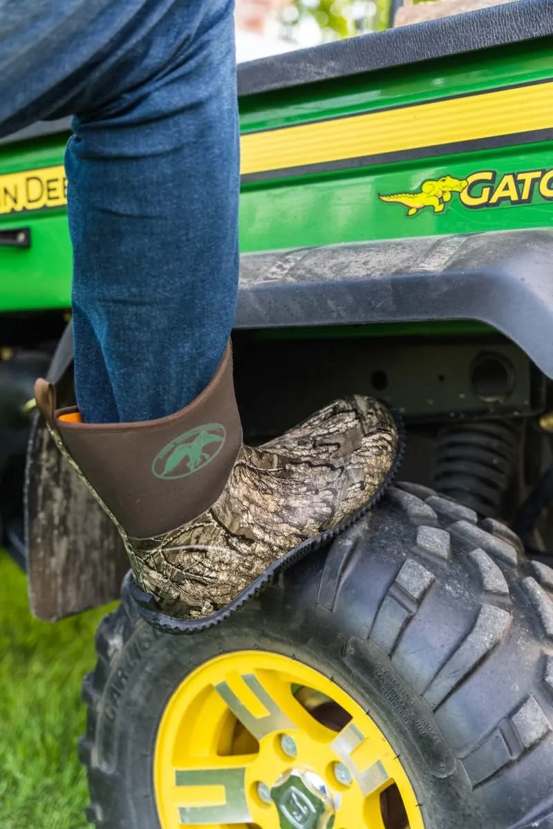 HOT SHOT Duck Commander x Countryman Men??s Hunting Ankle Boot | Durable Neoprene | Waterproof | Lightweight Camouflage Boots
