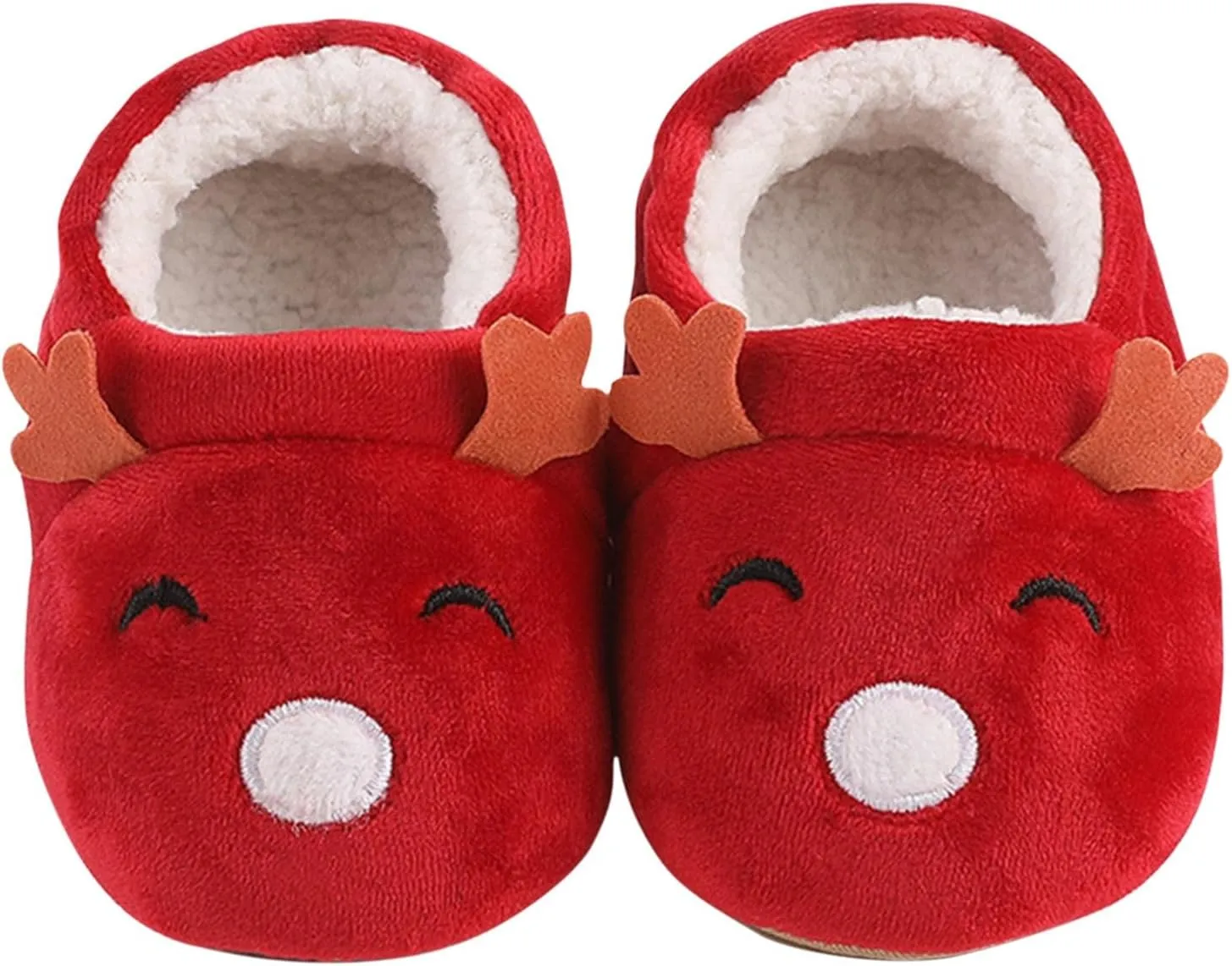 Infant Christmas Booties Soft Baby Santa Winter Warm Slippers Snow Boots Shoes Christmas Tree Prints House Slipper