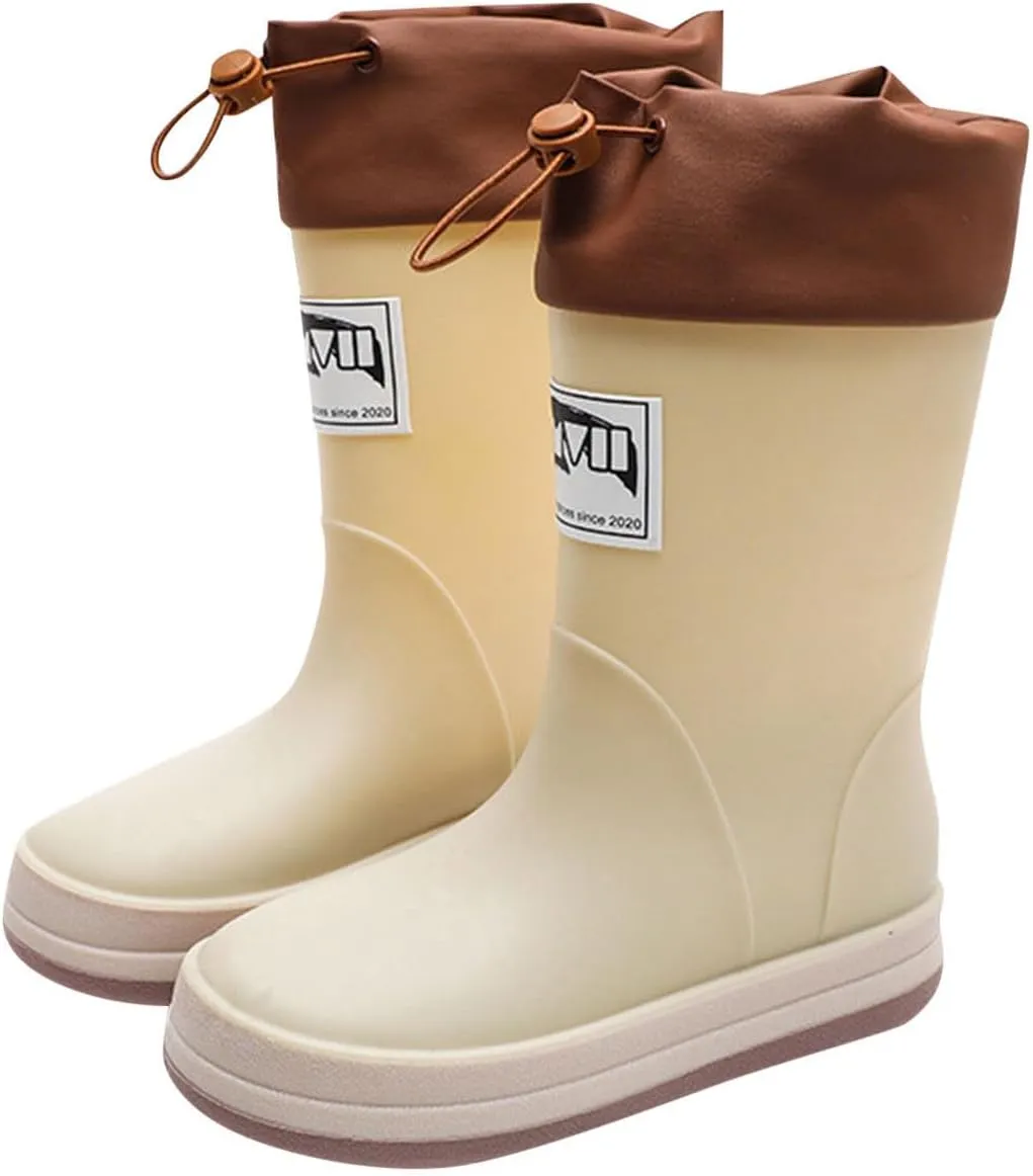 IWIHMIV Girls Rain Boots Rainboots for Toddlers Girls Toddler Rain Boots Kids Rain Boots Waterproof Rubber Boots for Girls And Boys
