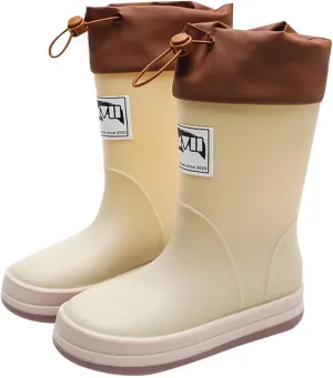 IWIHMIV Girls Rain Boots Rainboots for Toddlers Girls Toddler Rain Boots Kids Rain Boots Waterproof Rubber Boots for Girls And Boys