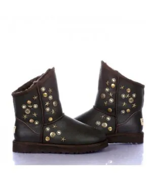 JIMMY CHOO SHORT BOOTS 5829 CHOCOLATE